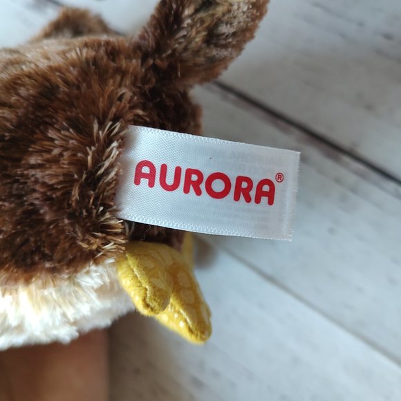 Aurora Osmond Great Horned Owl Plush Stuffed Animal Toy 7" - Picture 9 of 10